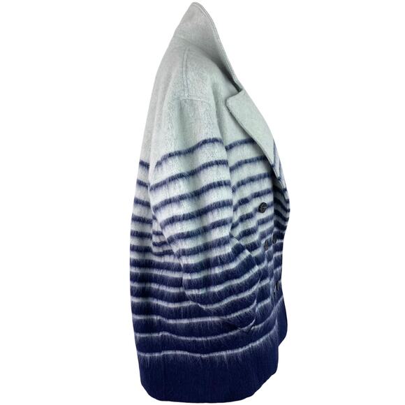 Avec Les Filles NWT Grey Wool-Blend Ombre Oversized Coat Women’s XL - Picture 6 of 11